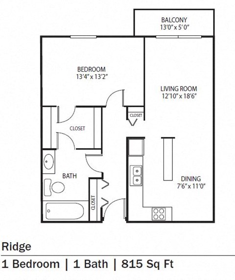 Ridge Floor Plan at Cedars Lakeside, Minnesota